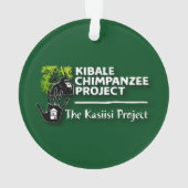 Kibale Chimpanzee Holiday Ornament (achterkant)