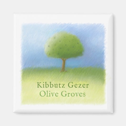Kibbutz Gezer Olive Groves Magneet (Voorkant)