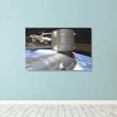 Kibo Japans - onder druk staande module 2 Canvas Afdruk (Insitu (Houten vloer))
