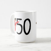 Kick 50 koffiemok (Voorkant links)
