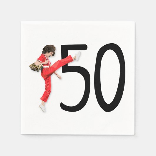 Kick 50 servet (Voorkant)