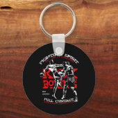 Kick Boxing Fighter Design For Mma Fans  Sleutelhanger (Voorkant)
