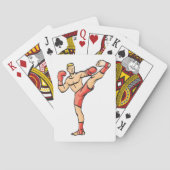 Kick Boxing Pokerkaarten (Achterkant)
