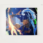 KICK Cassandra Saturn Groot wandtapijt Wandkleed (Voorkant (horizontaal))