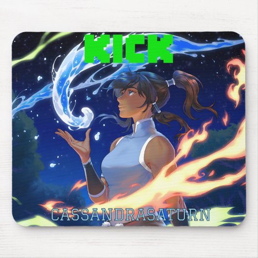 KICK Cassandra Saturn Mousepad Muismat (Voorkant)