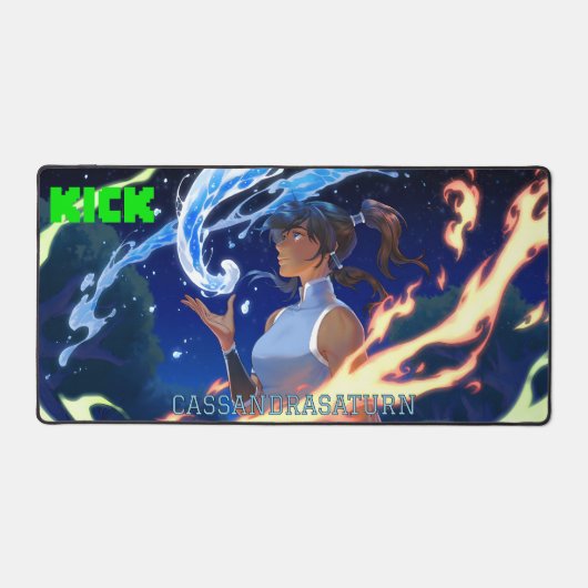 KICK CassandraSaturn Desk Mat (Voorkant)