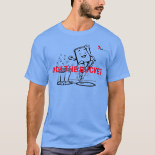 "Kick de Emmer" T-shirt Grappige Uitdrukking Gra
