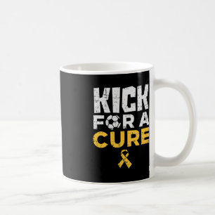 Kick for a Cure Soccer Childhood Cancer Awareness Koffiemok