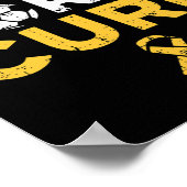 Kick for a Cure Soccer Childhood Cancer Awareness Poster (Hoek)