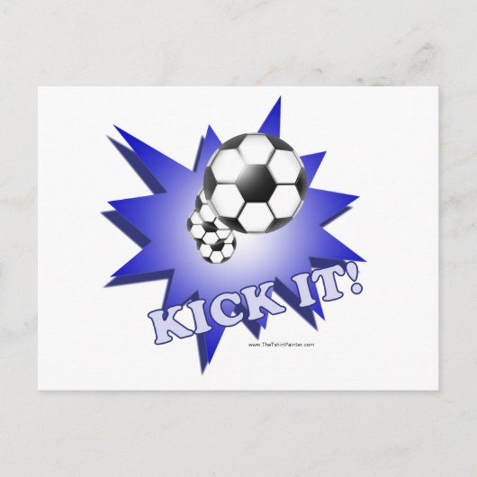 Kick Het! Briefkaart (Voorkant)