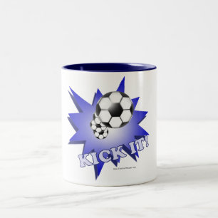 Kick Het! Tweekleurige Koffiemok