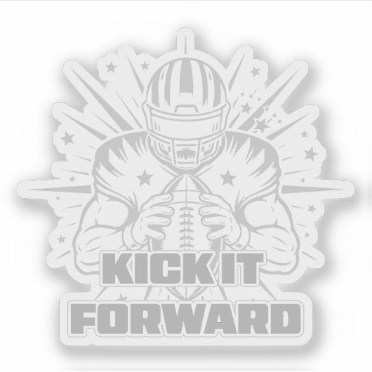 Kick It Forward Sticker (Voorkant)