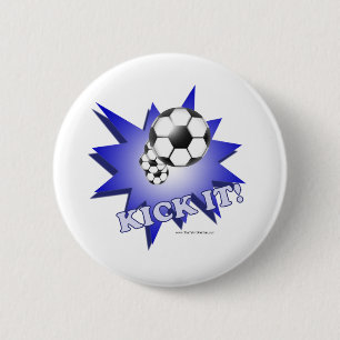 Kick It! Ronde Button 5,7 Cm