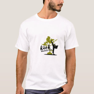 Kick Martial Arts Mannen T-shirt Deep green