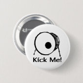 Kick me ronde button 5,7 cm (Voorkant /achterkant)