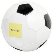 Kick me Sticky Note Prank Funny Voetbal (Drie kwart)