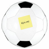 Kick me Sticky Note Prank Funny Voetbal (Voorkant)