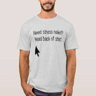 Kick me. T-shirt voor opluchting