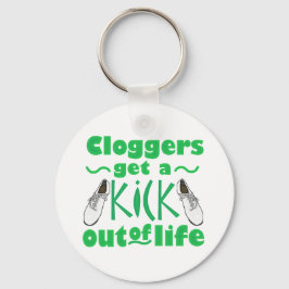 Kick Out-of-life Clogging Dancer Design Sleutelhanger