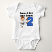 Kick Out of Turning Two Romper (Voorkant)