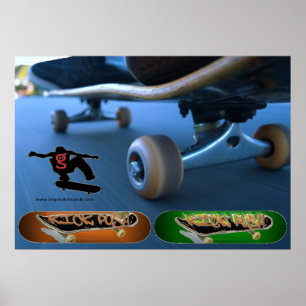 Kick Push (Skateboarden) Poster