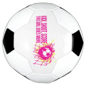 Kick shoot score cette fille fait plus de soccer (Tourné)