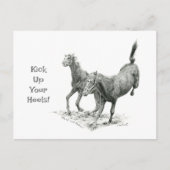 Kick up Your Heels Postcrossing Briefkaart (Voorkant)