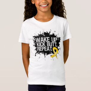 Kick Wake up Kick, kanker bij kinderen, herhaal T-shirt