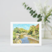 Kickapoo Creek bij Pottstown Road Briefkaart (Staand voorkant)