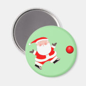 Kickbal Kerstmis Magneet (Voorkant / Achterkant)