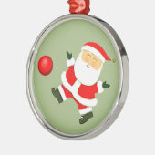 Kickball-feestcadeaus Metalen Ornament (Links)