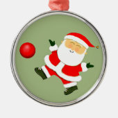 Kickball-feestcadeaus Metalen Ornament (Voorkant)