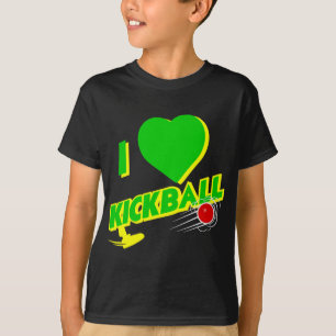 kickball, groen t-shirt