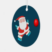 Kickball Holiday Keepomwille Gifts Metalen Ornament (Voorkant Rechts)