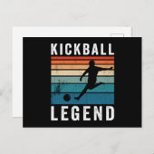 Kickball Legend Feestdagenkaart (Voorkant / Achterkant)
