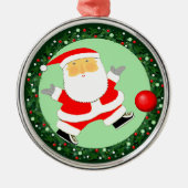 Kickball Noël collection ornement en céramique (Devant)