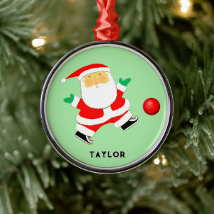 Kickball Sport Vakantie Gift Metalen Ornament