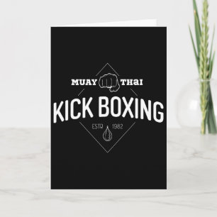 Kickboks T-shirt Muay Thai Bokser Martial Arts T-s Kaart