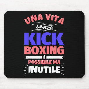 Kickbokscadeau Funny atletische sporten - Geen sch Muismat
