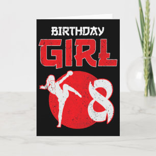 Kickboksen 8 Jaar Oude Verjaardag Mma Vechtkunst G Kaart