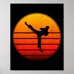 Kickboksen Dames Heren Boksen Kickbox Kickbokser Poster