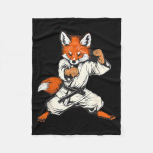 Kickboksen Fox Taekwondo Karate Mma Grappig Martia Fleece Deken