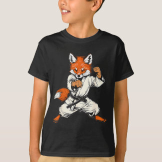 Kickboksen Fox Taekwondo Karate Mma Grappig Martia T-shirt