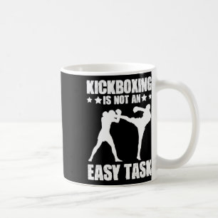 Kickboksen Geen Eenvoudige Taak Boksen Vechtkunst Koffiemok