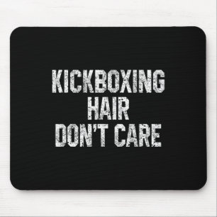 Kickboksen Haar Maakt Niet Uit Grappige Kickbokser Muismat