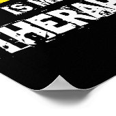 Kickboksen Is Mijn Therapie Kickbox Poster (Hoek)