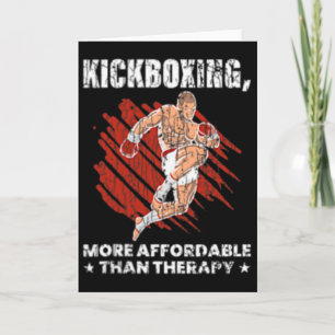 Kickboksen Is Therapie Grappige Kickbokser Boksen Kaart