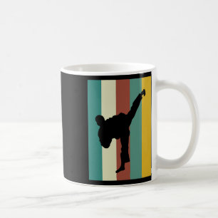 Kickboksen Karate Taekwondo Retro Des Koffiemok