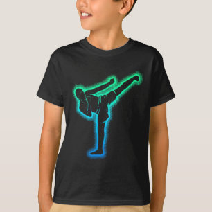 Kickboksen Kickbokser Karate Taekwondo Kinderen Jo T-shirt