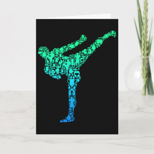 Kickboksen Kickboxer Karate Kinderen Jongens Manne Kaart